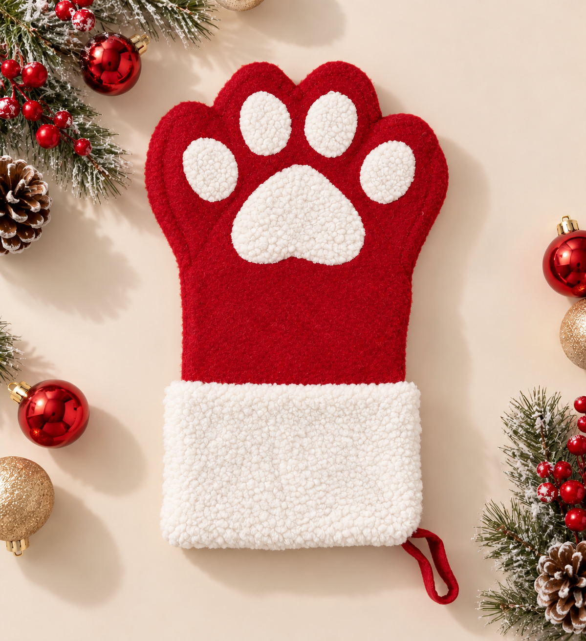 Christmas Paw Stocking