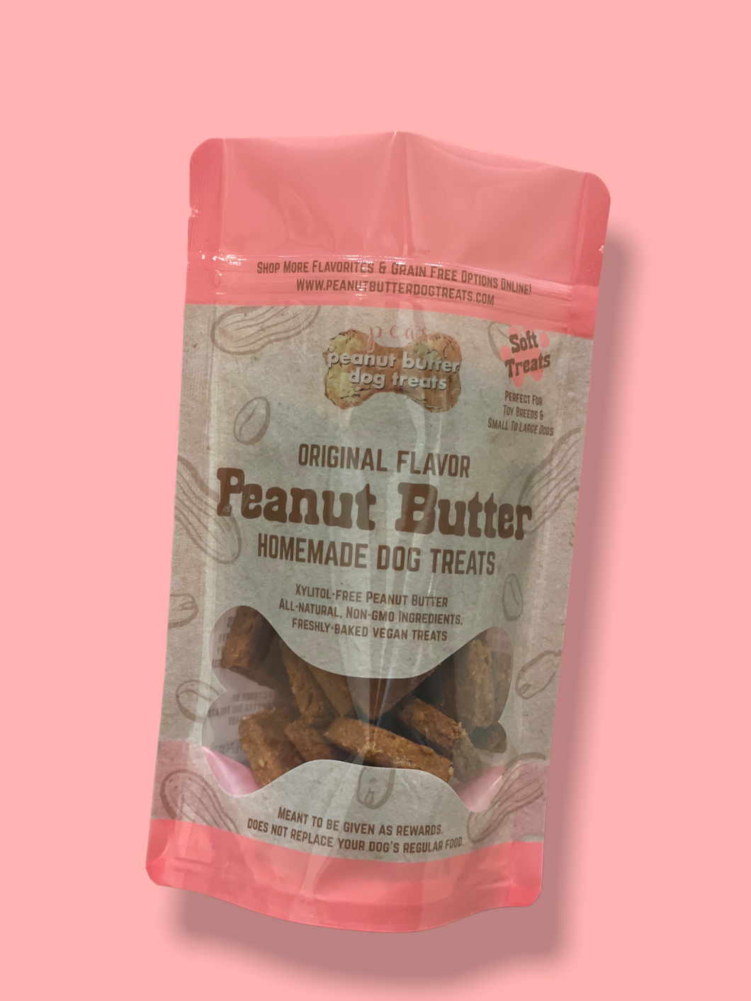 Bulk Peanut Butter Dog Treats 5oz